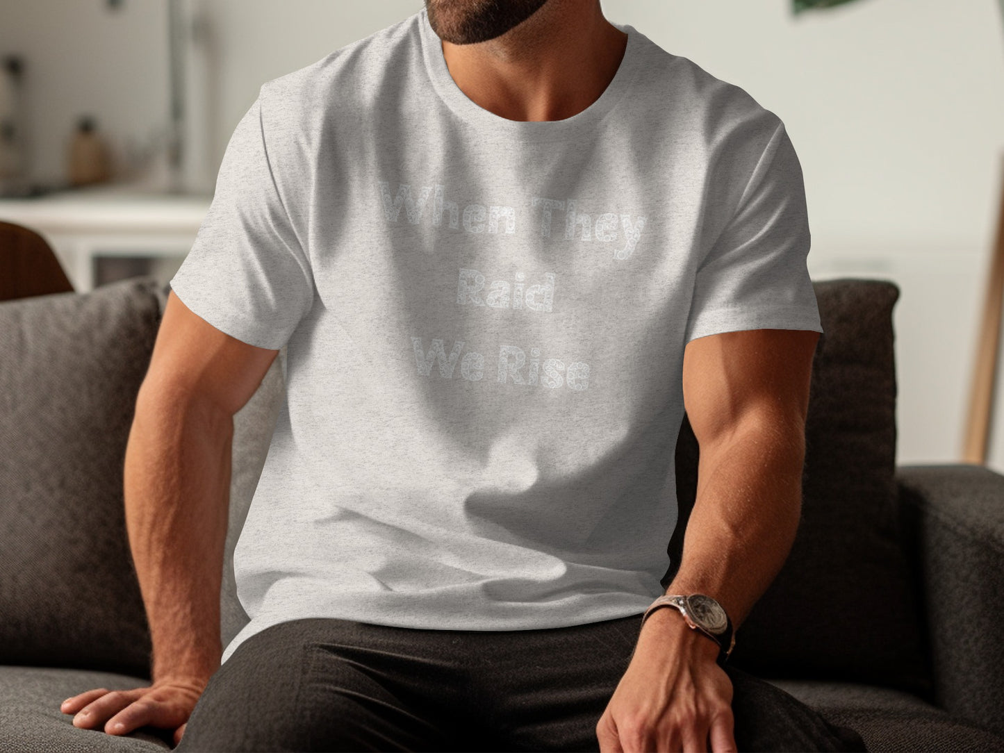 When They Raid We Rise Graphic Tee product type