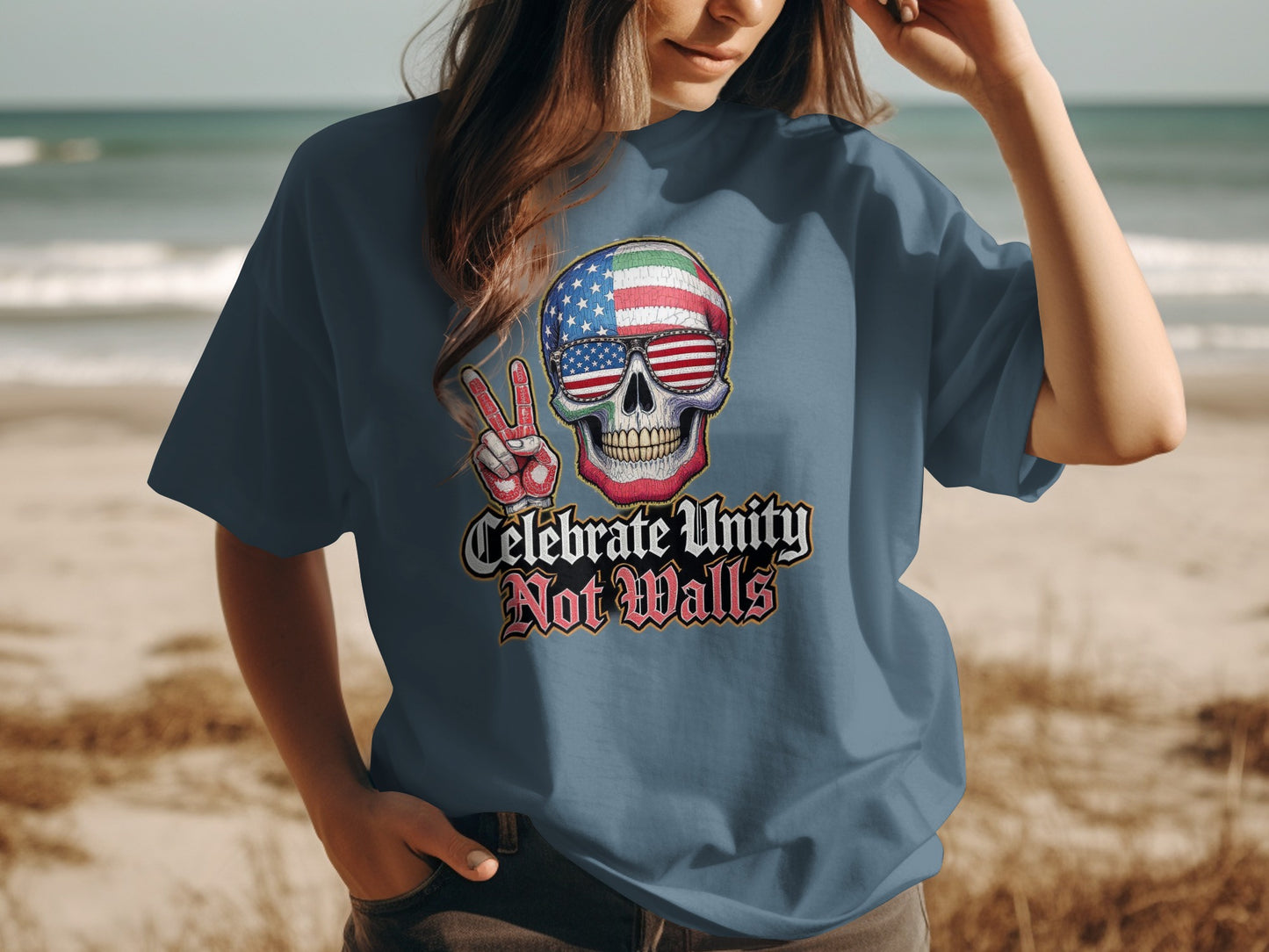 Celebrate Unity Not Walls Graphic T-Shirt product type