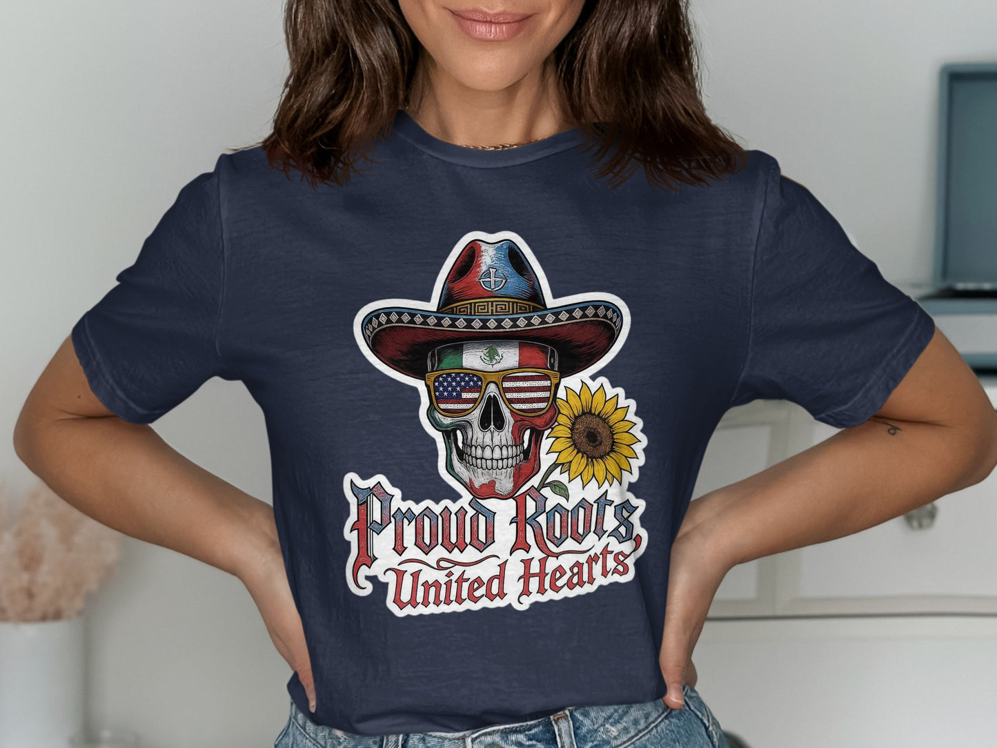 Proud Roots United Hearts Skull T-Shirt product