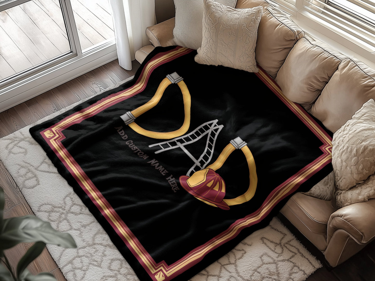 Custom Roller Coaster Blanket Fun Cozy Home Decor product type