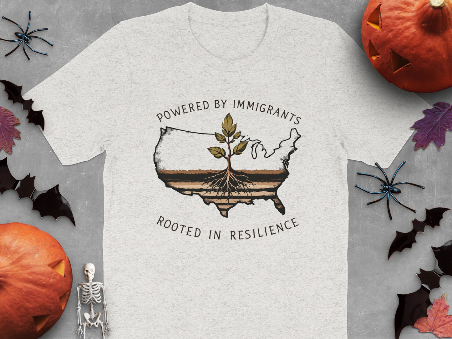 Powered by Immigrants Rooted in Resilience T-shirt product