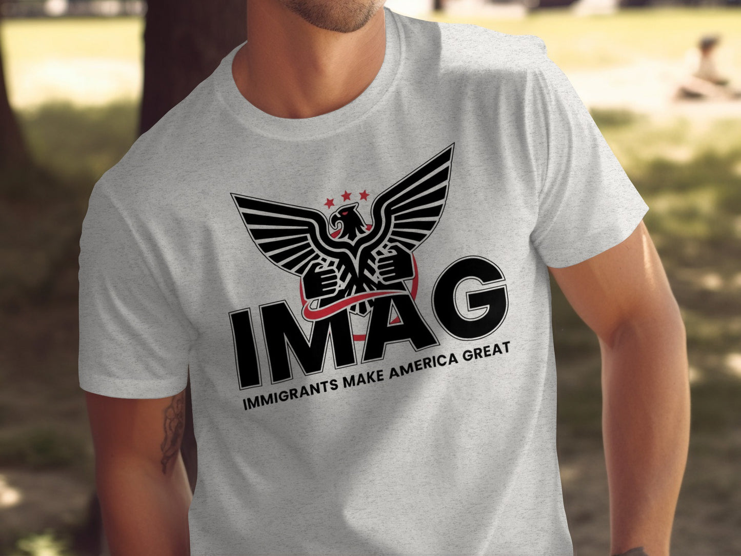 IMAG Immigrants Make America Great T-shirt product