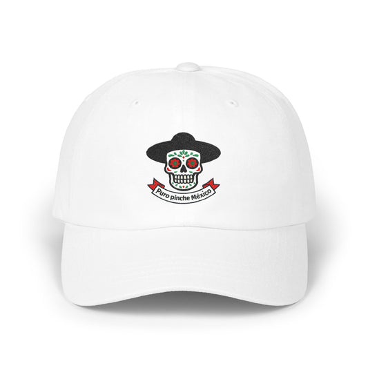 Mexican Skull Hat Puro Pinche México Design Cap product