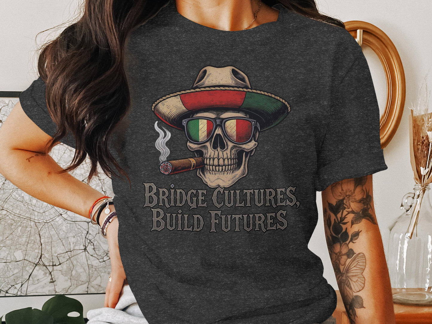 Bridge Cultures Build Futures Graphic Tee product type