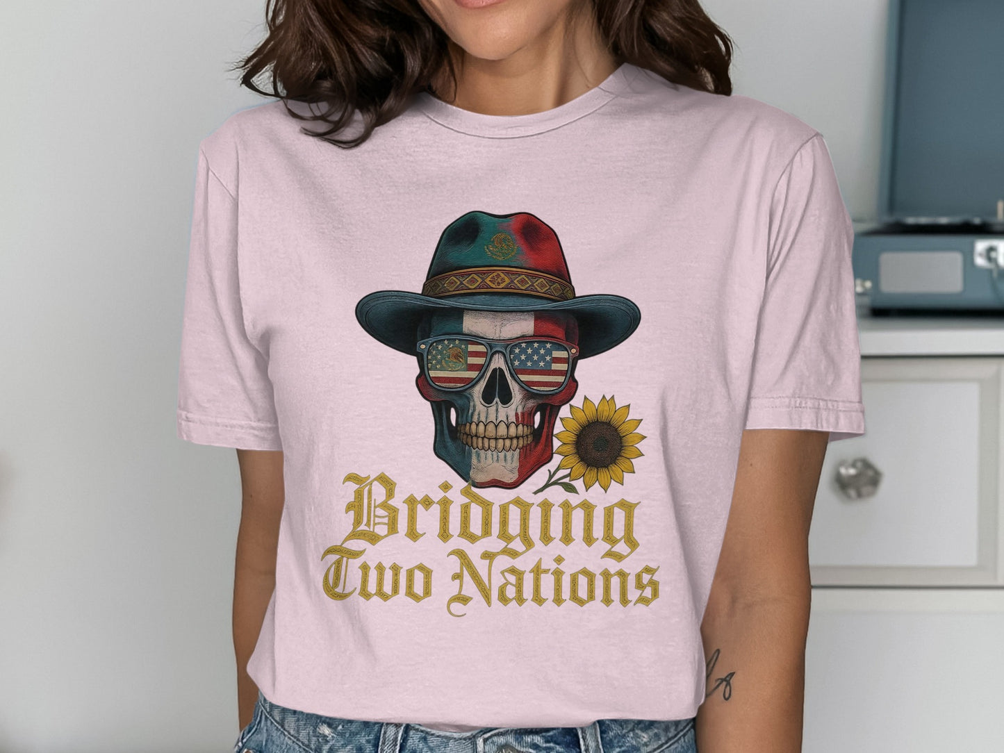 Bridging Two Nations Graphic Tee Shirt product