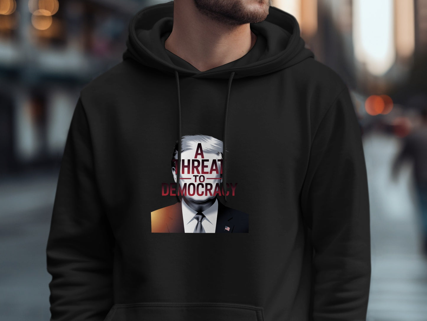 A Threat To Democracy Hoodie product type
