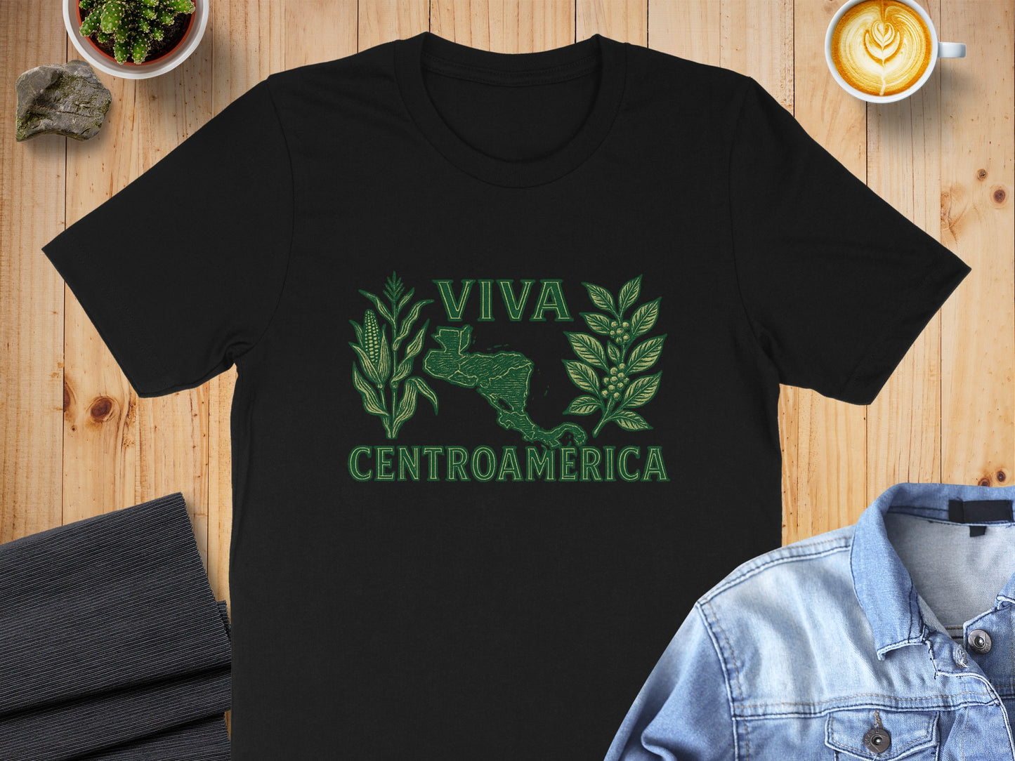 Viva Centroamerica Graphic Design T-shirt Product