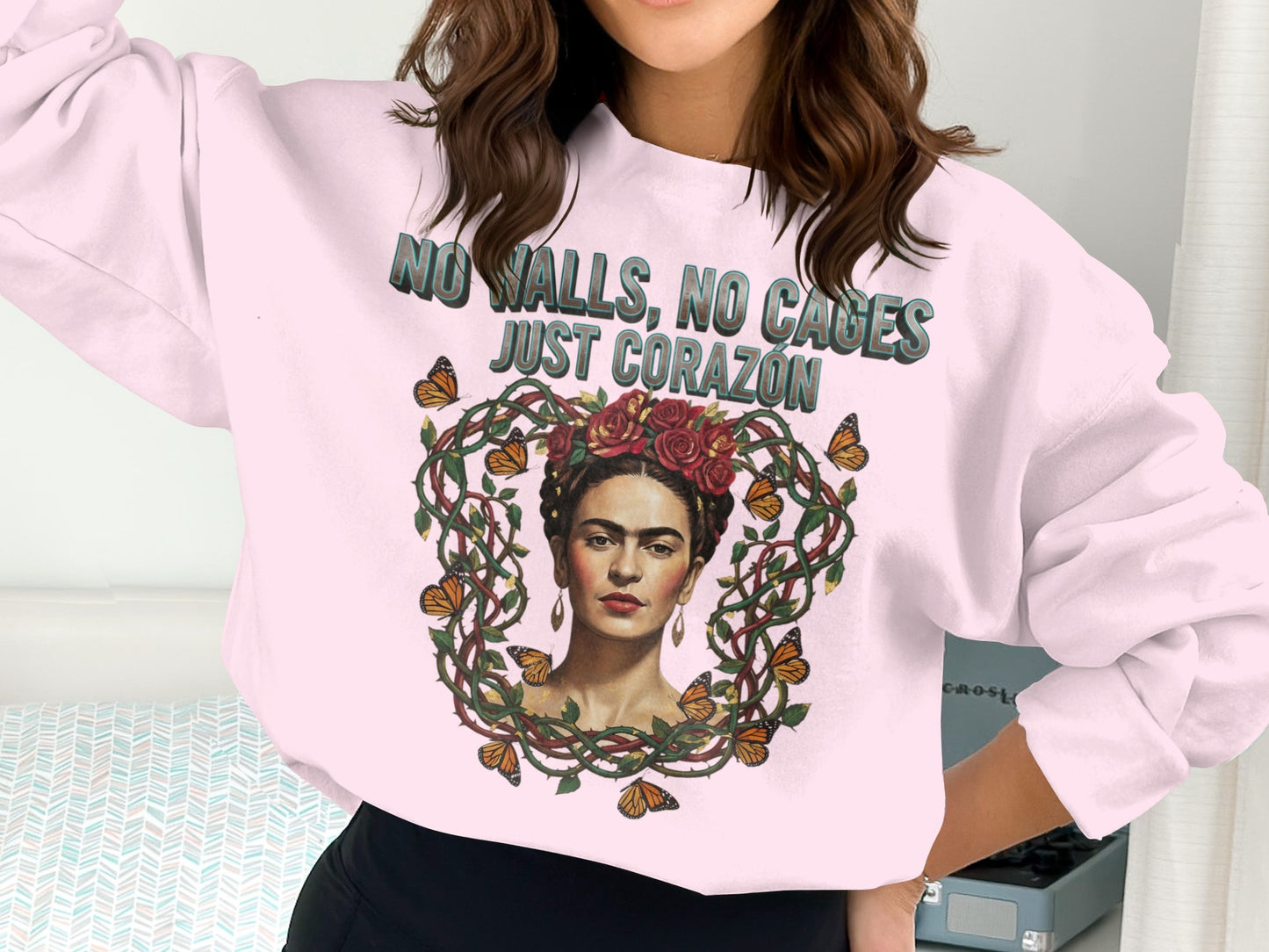 No Walls No Cages Just Corazon Sweatshirt