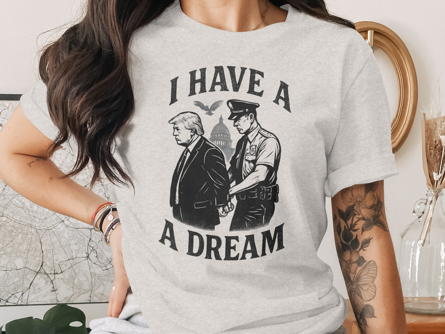 I Have A Dream Arrest Scene Graphic T-Shirt product