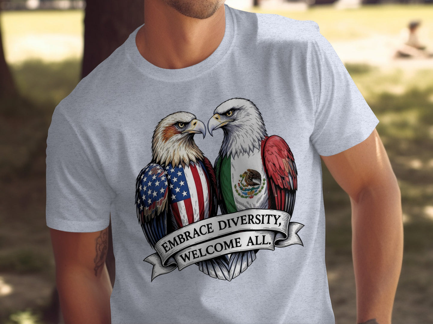 Embrace Diversity Welcome All Graphic T-Shirt product