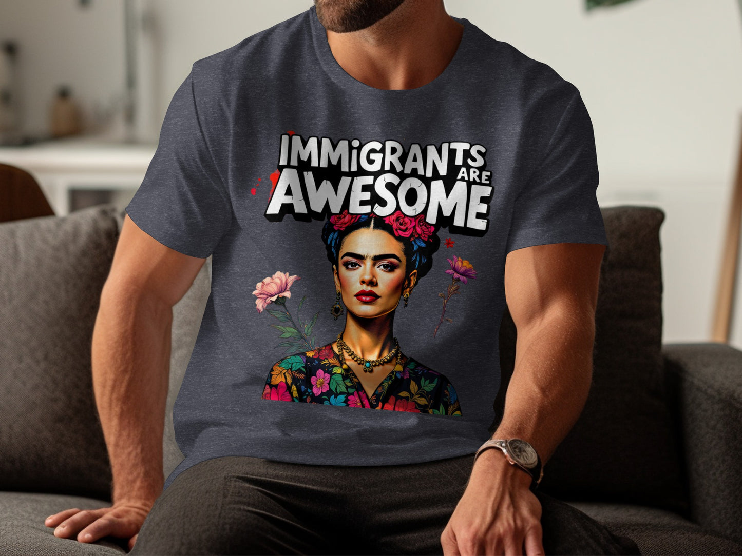 Immigrants Are Awesome Stylish Graphic T-shirt product type