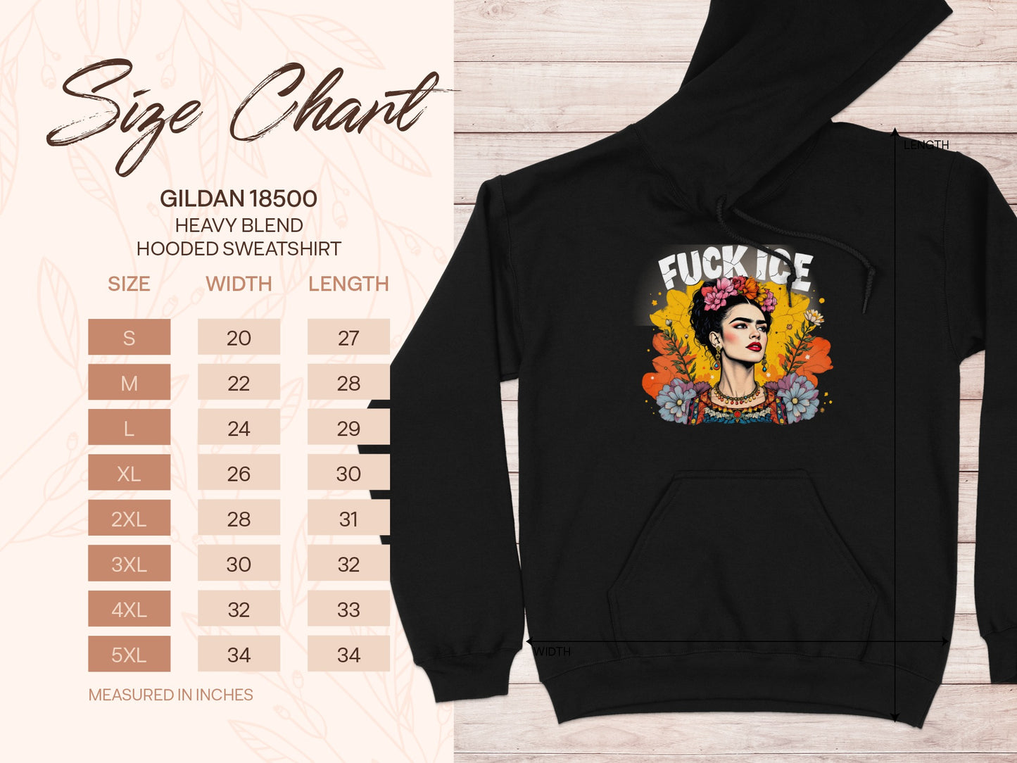 Artistic Frida Hoodie with Bold Statement sweatshirt