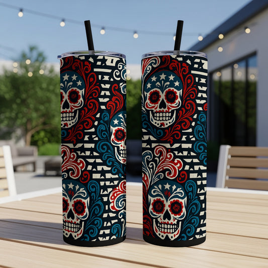 Skull Design Double-Walled Insulated Tumbler product