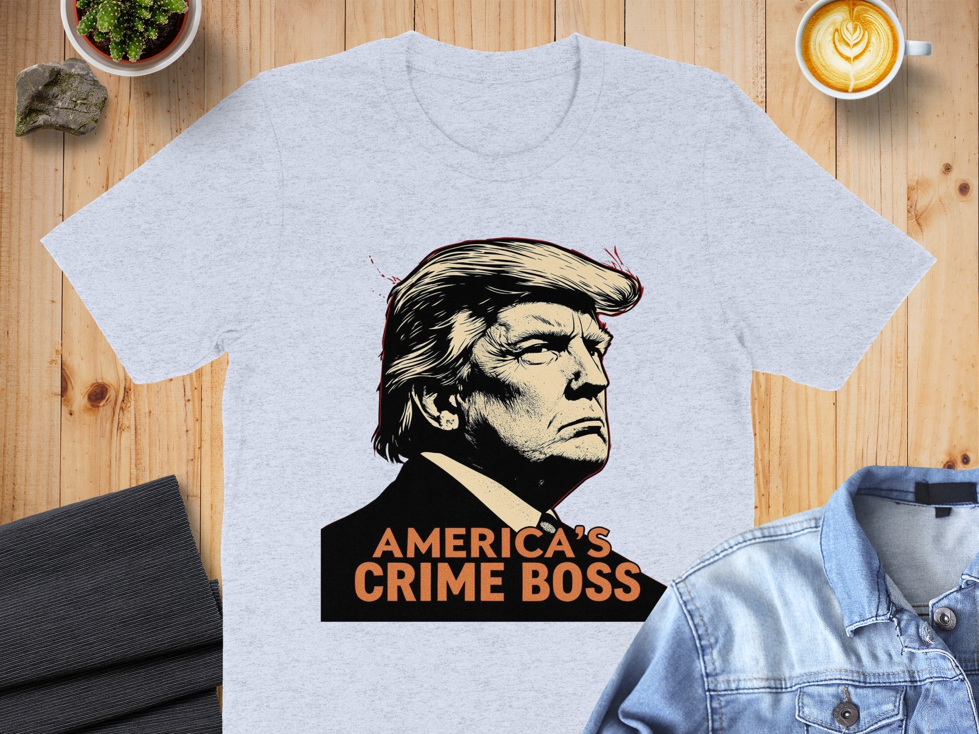 America's Crime Boss Graphic T-Shirt Clothing Product