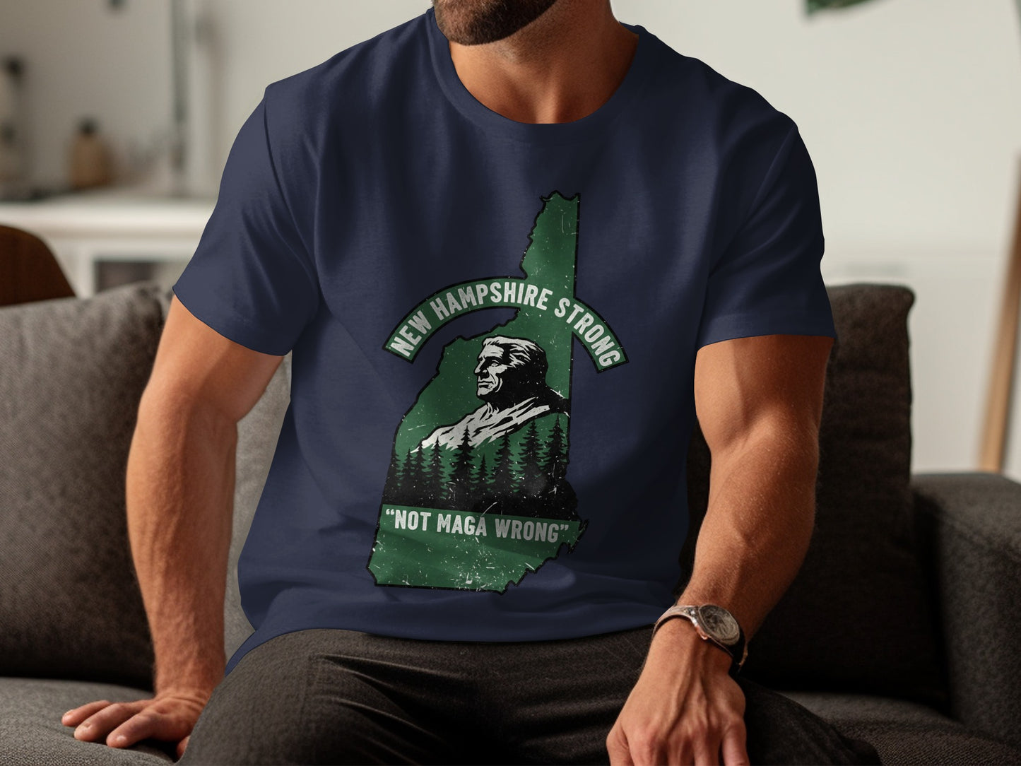New Hampshire Strong Not MAGA Wrong T-shirt product