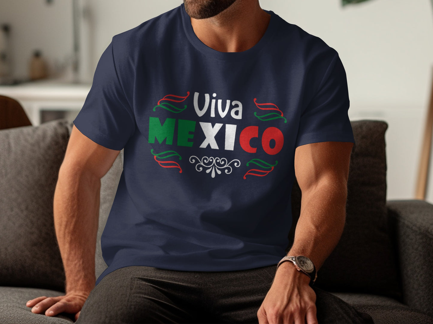 Viva Mexico Graphic Tee Vibrant Colorful Product type