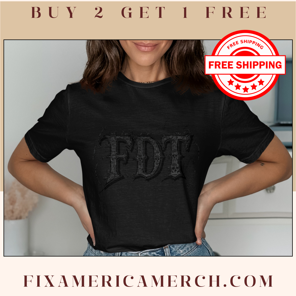 FDT Printed Design Short Sleeve T-Shirt product