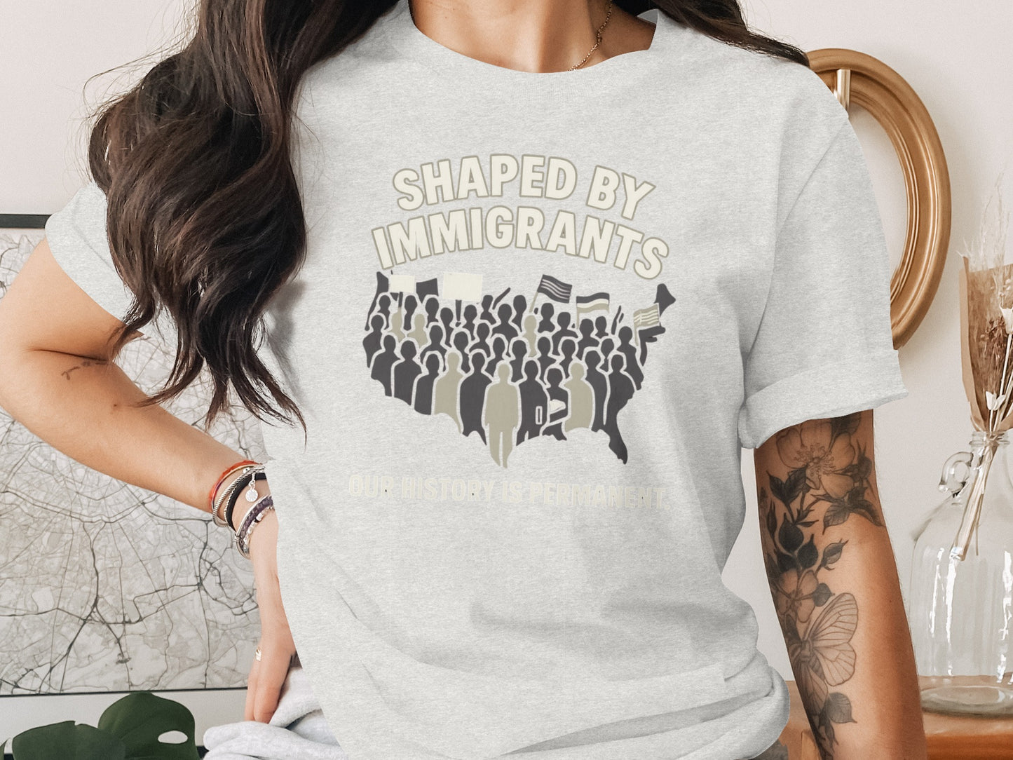 Shaped by Immigrants Our History T-shirt product