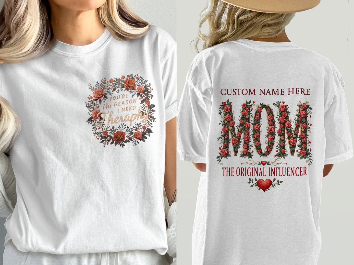 Custom Mom Original Influencer Therapy T-Shirt product