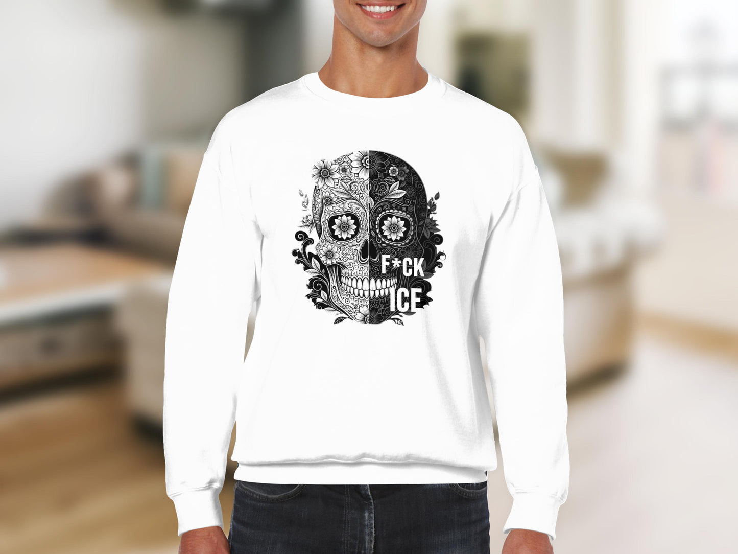 Distinctive Skull Design Graphic Sweatshirt product type
