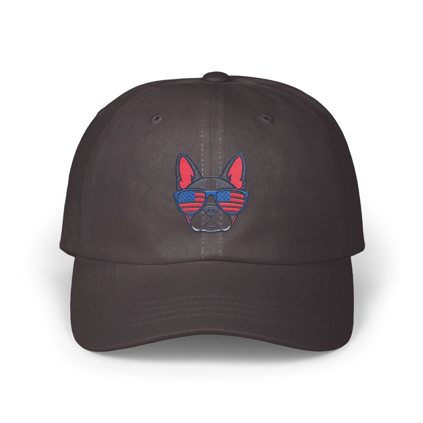 Cool French Bulldog Design Grey Baseball Hat product