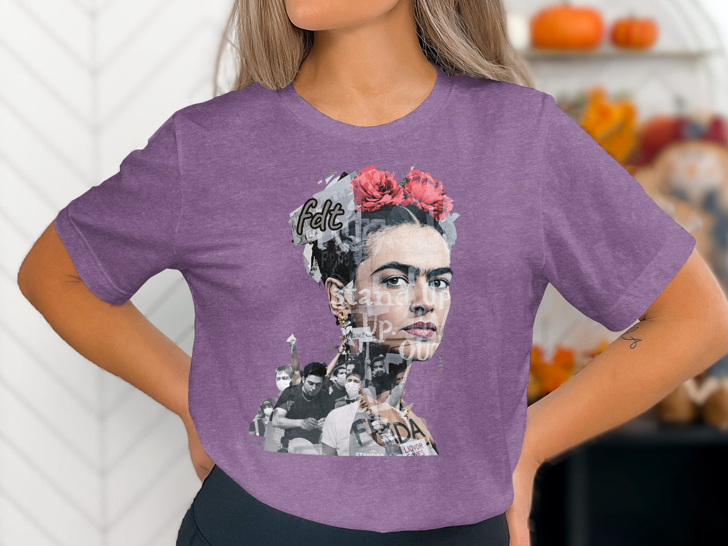 Feminist Art Print Design Purple T-Shirt product
