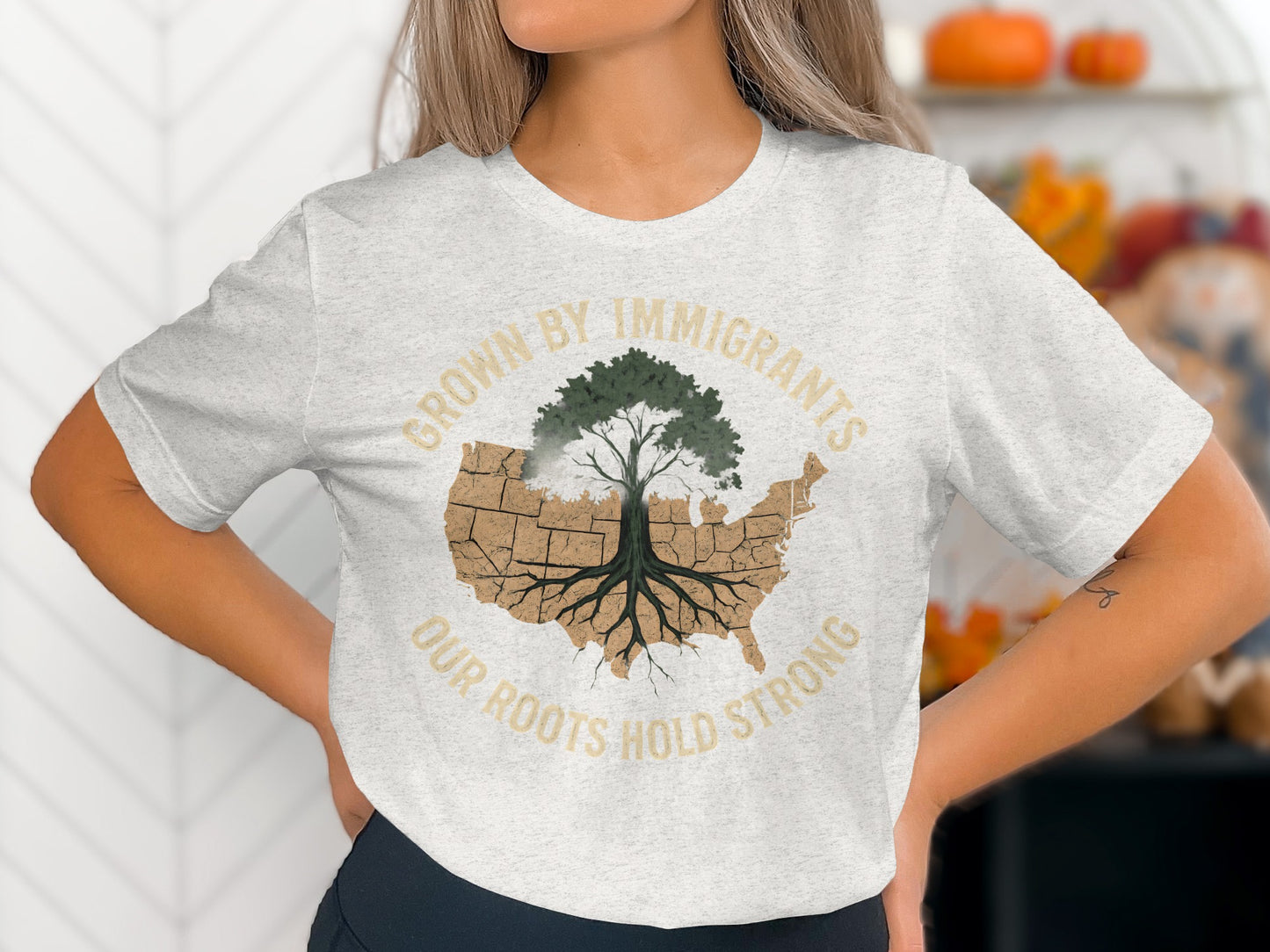 Grown By Immigrants Our Roots Hold Strong T-Shirt product type