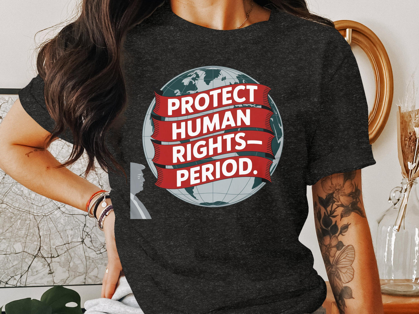 Protect Human Rights Period Graphic T-shirt product