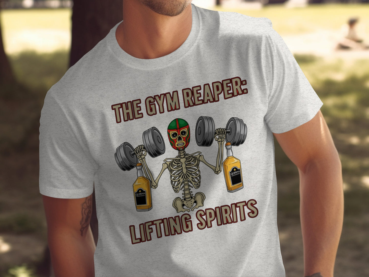 The Gym Reaper Lifting Spirits Graphic T-shirt product
