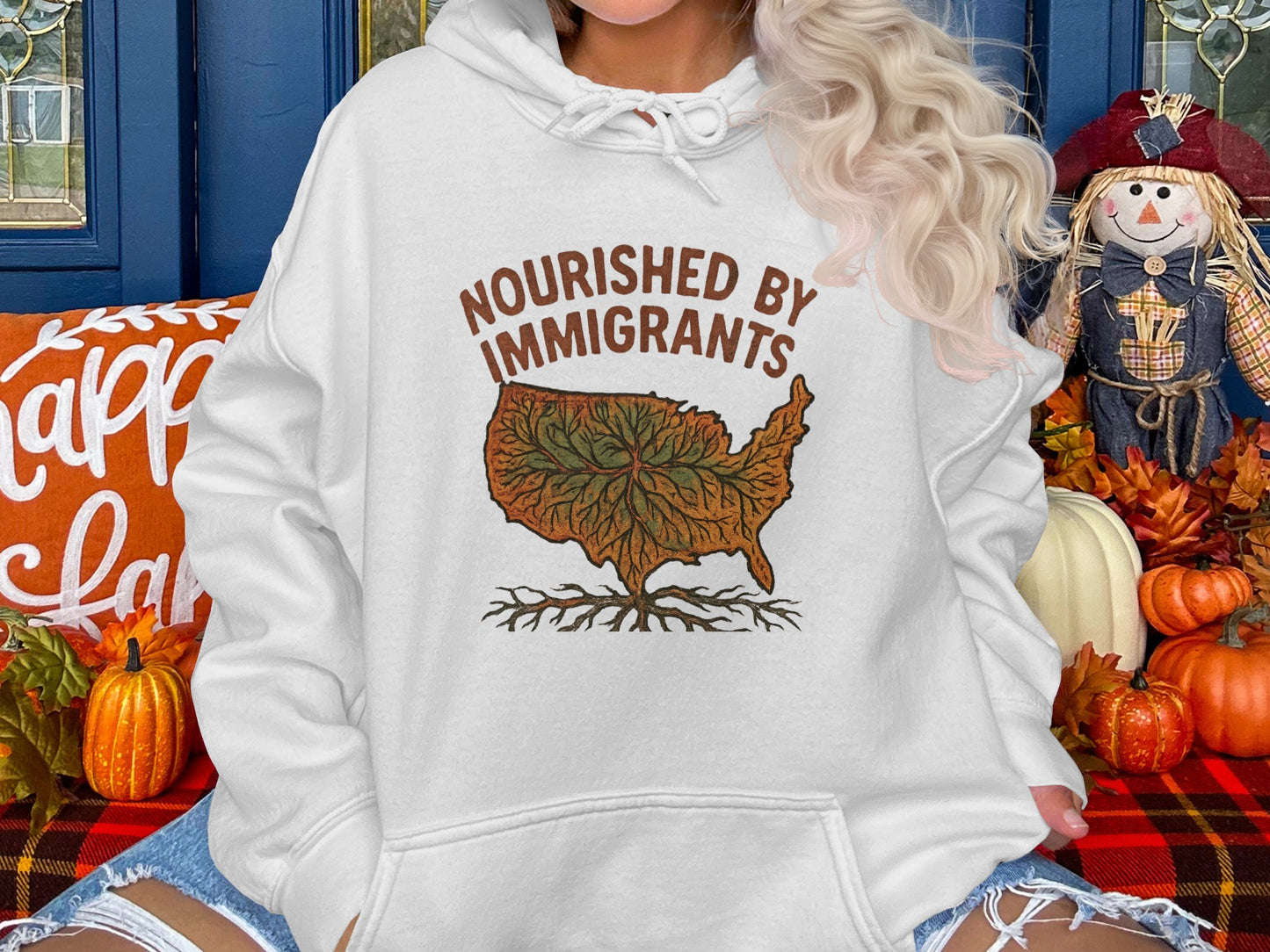 Nourished By Immigrants Graphic Hoodie product type