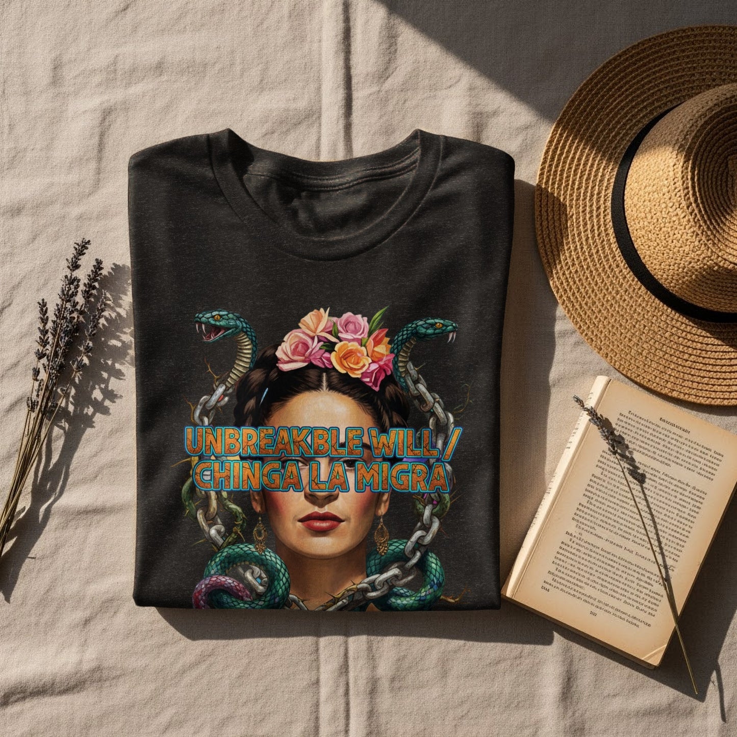 Unbreakable Will Chinga La Migra Graphic T-Shirt product