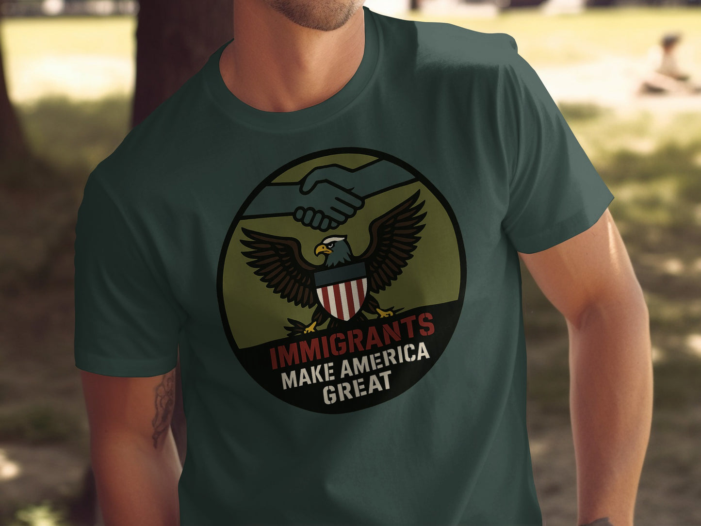 Immigrants Make America Great Statement Shirt Product