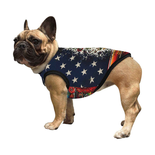 Pet Tank Top USA Mexico Pride Culture Dog Tee | Pet Cat Tank Top