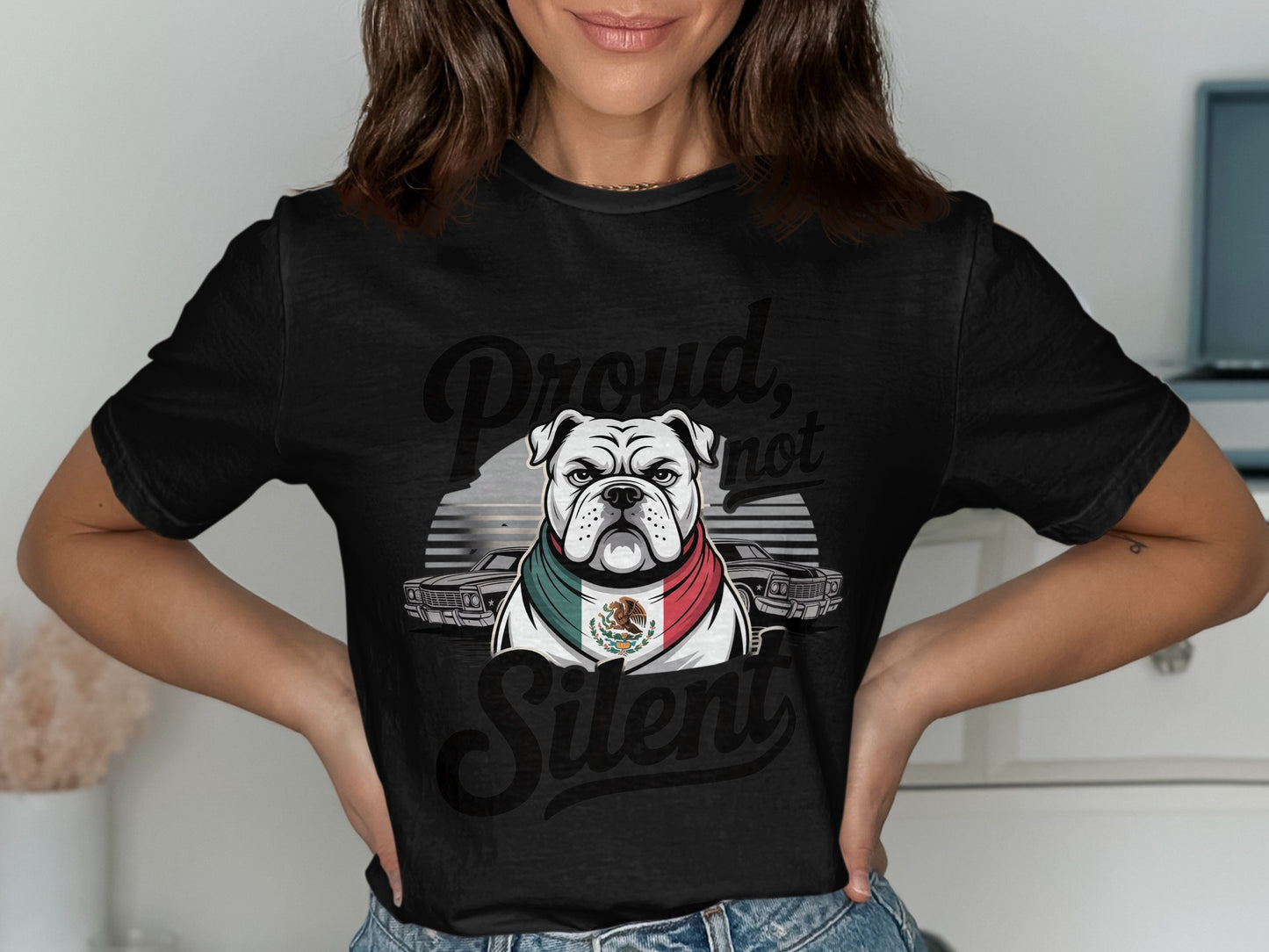 Proud Not Silent Bulldog Graphic T-shirt product