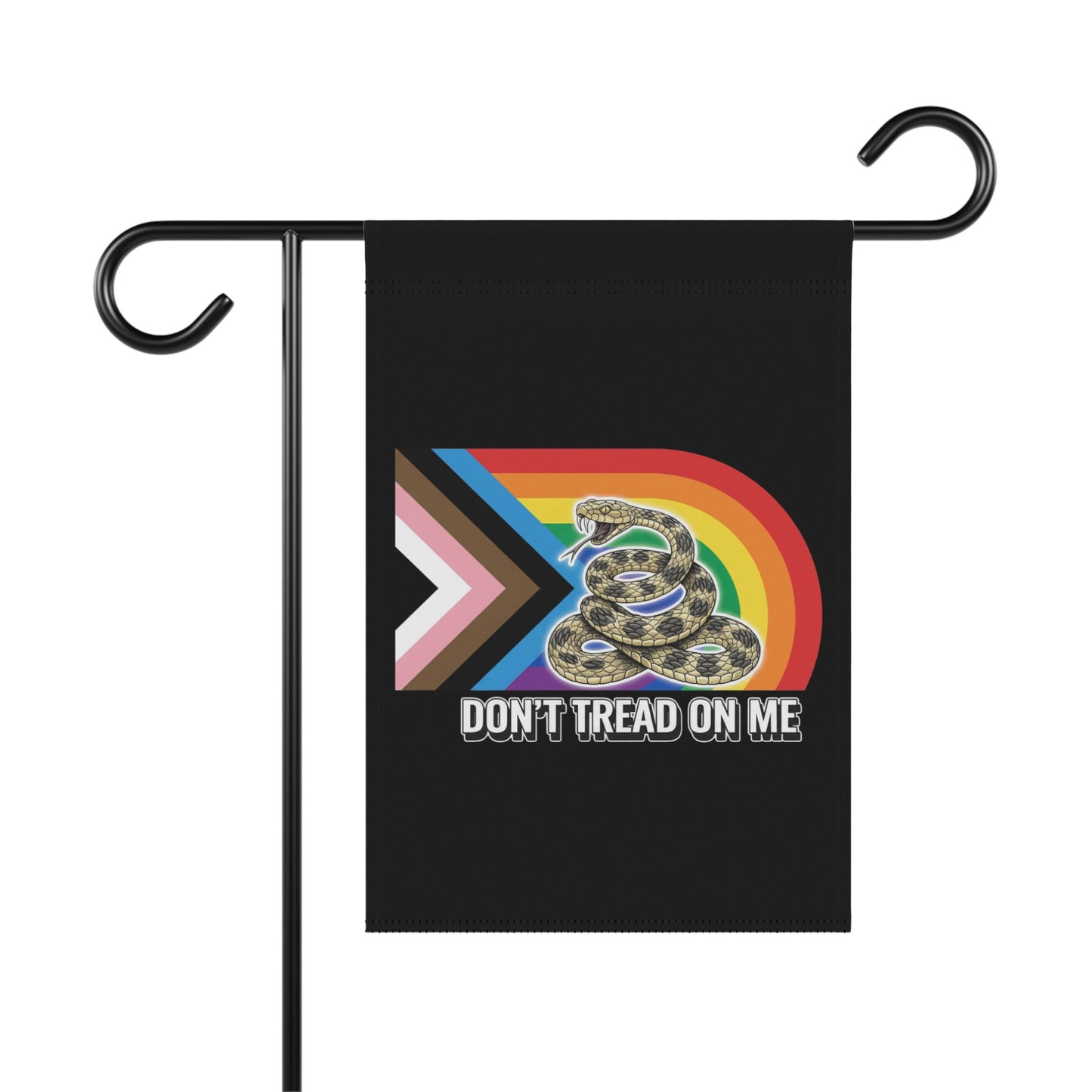 Don't Tread On Me Snake Garden Flag product