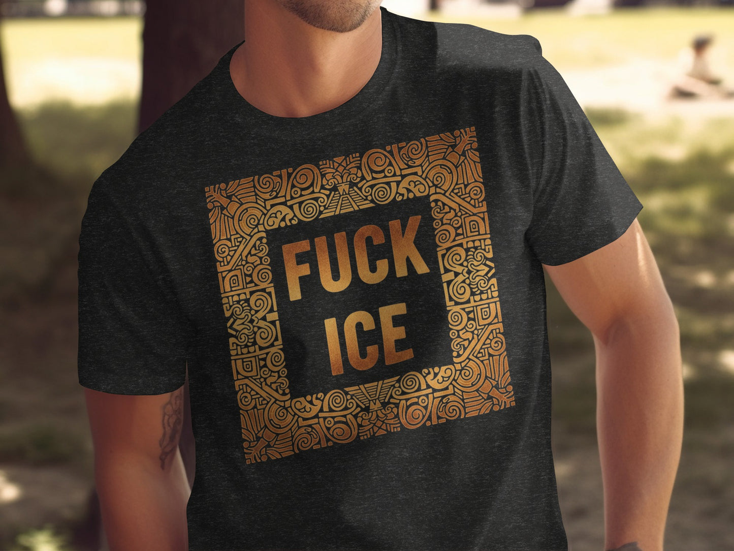 Bold Statement Fuck Ice Short Sleeve T-Shirt product