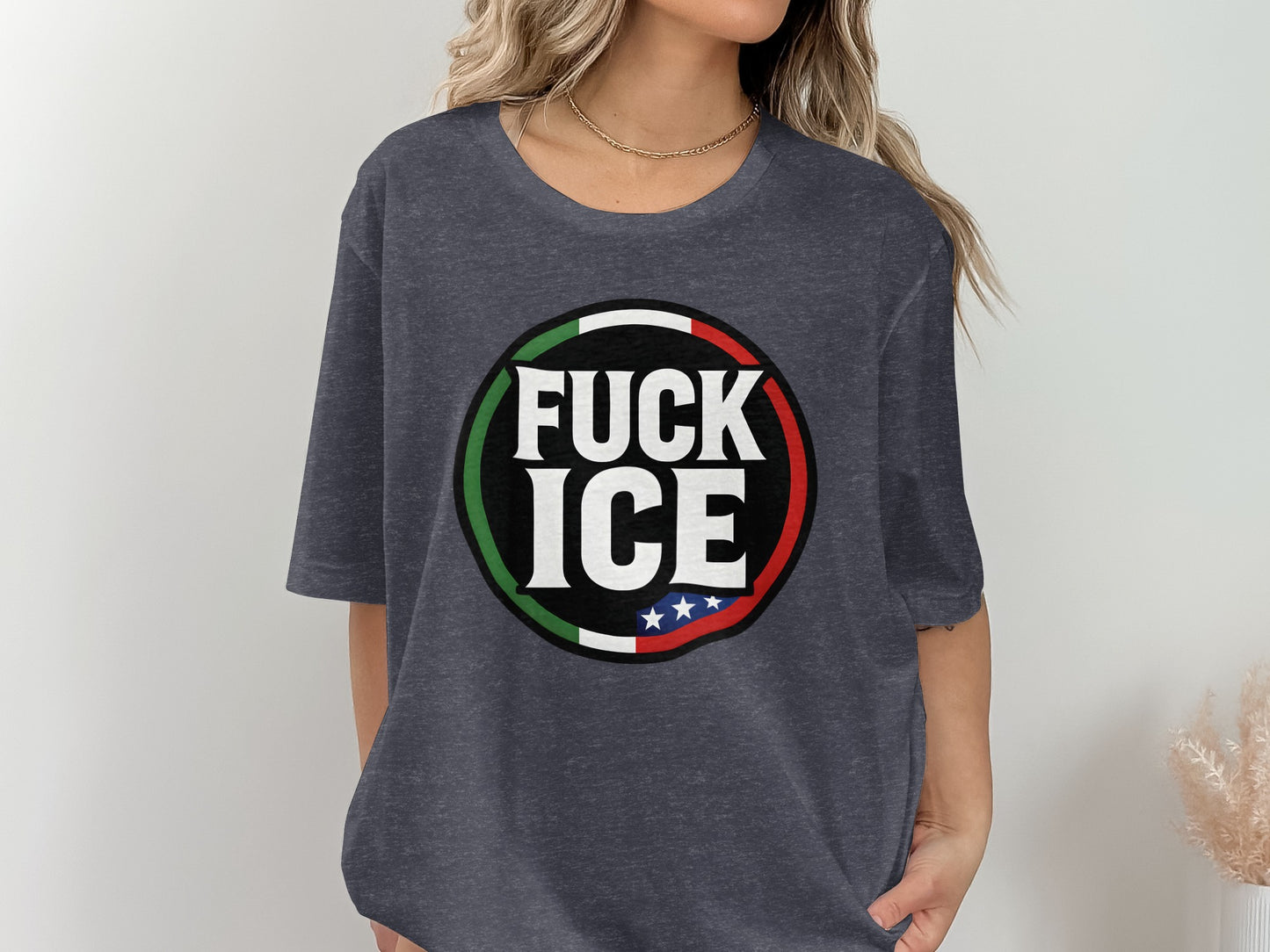 Bold Statement Fuck Ice Graphic T-Shirt product