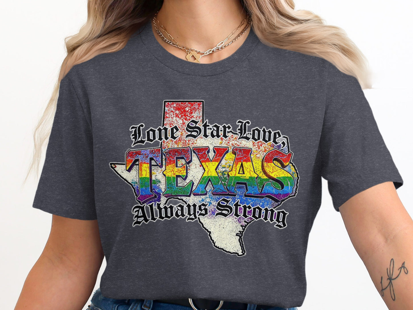 Lone Star Love Texas Always Strong T-Shirt product