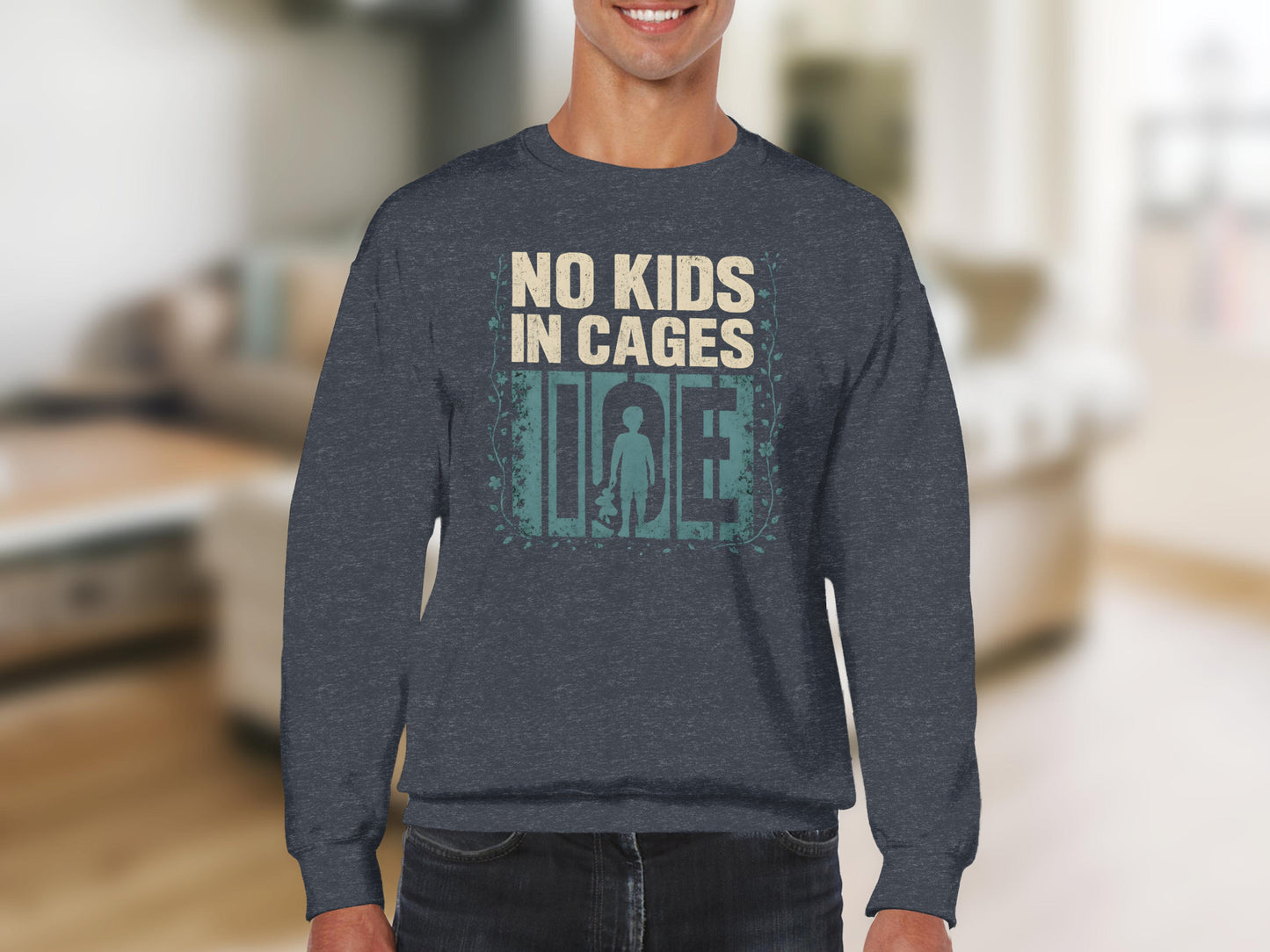 No Kids In Cages Graphic Long Sleeve Shirt product