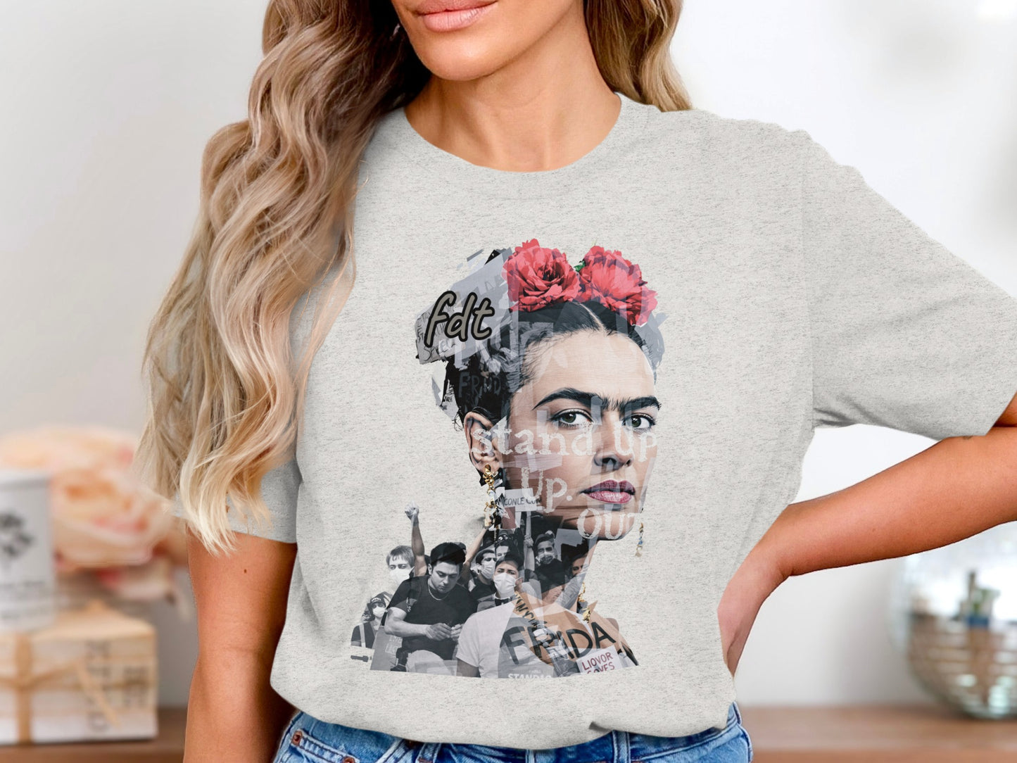 Stand Up Frida Kahlo Graphic Tee product