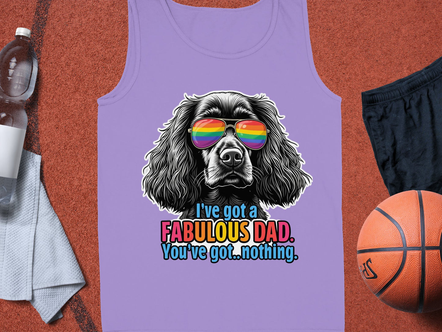 I've Got A Fabulous Dad Dog Dad Tank Top product type