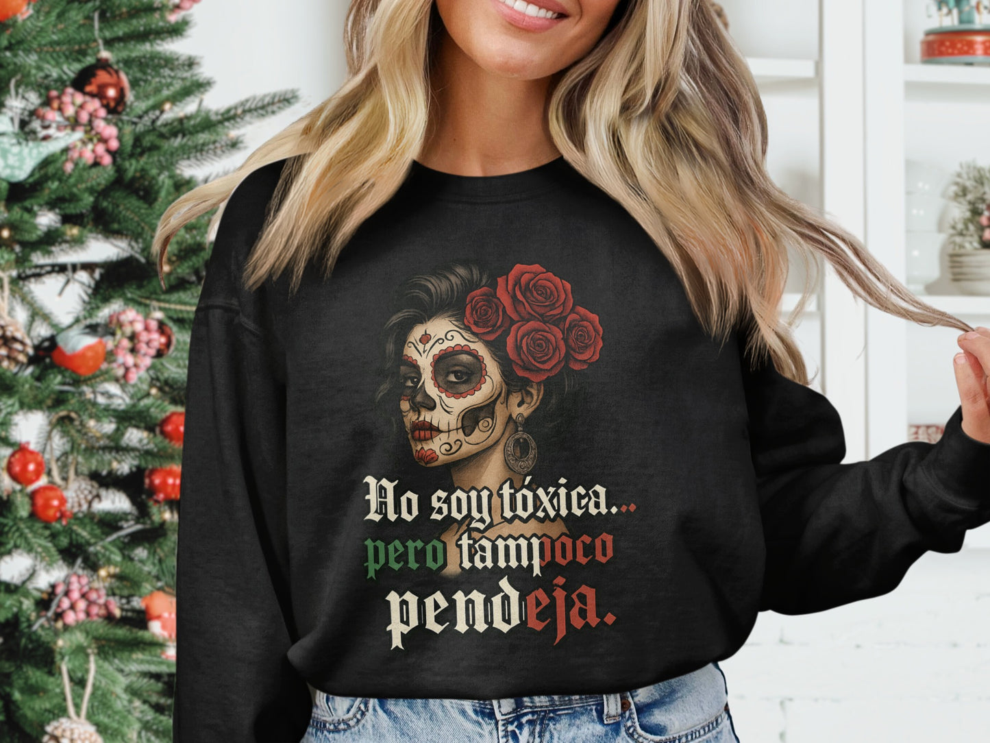 Bold Day of the Dead Statement Sweatshirt product type