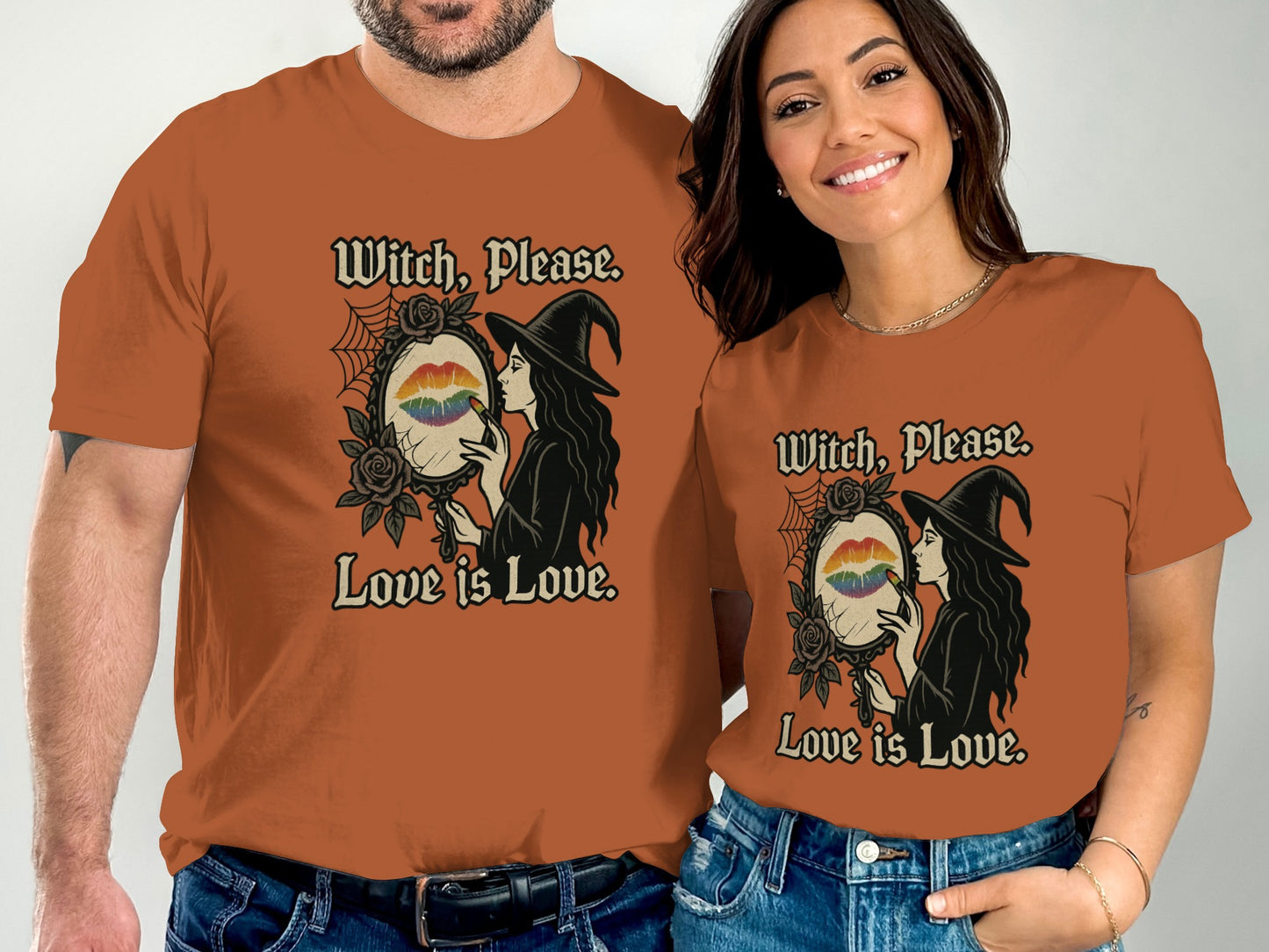 Witch Please Love is Love Halloween T-shirt product type