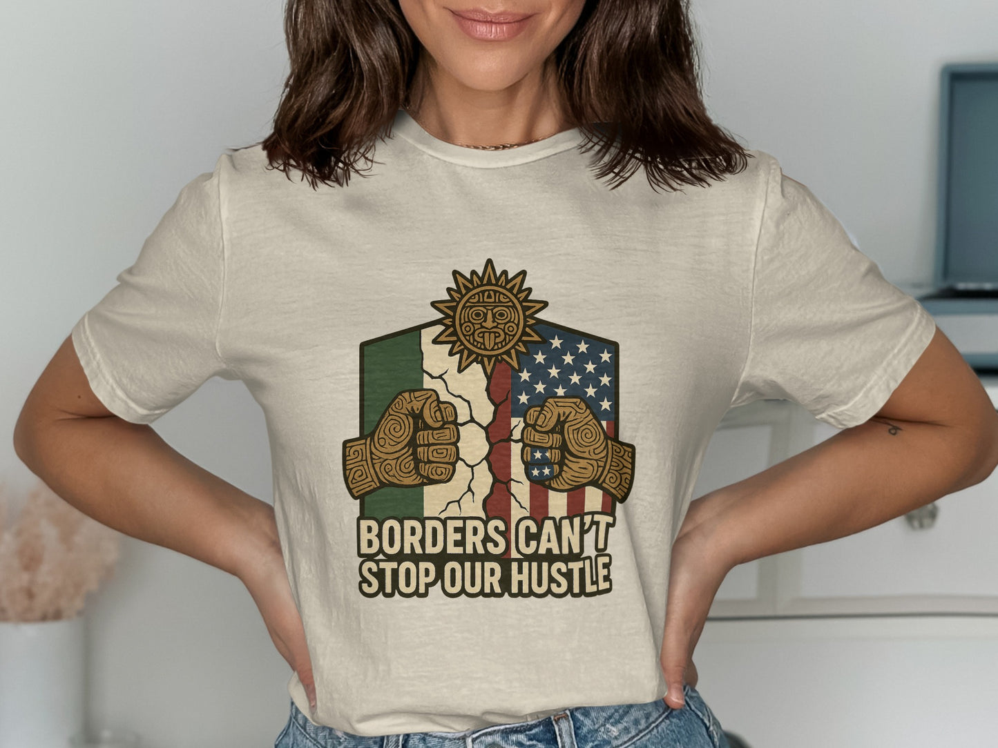 Borders Can't Stop Our Hustle T-shirt product type