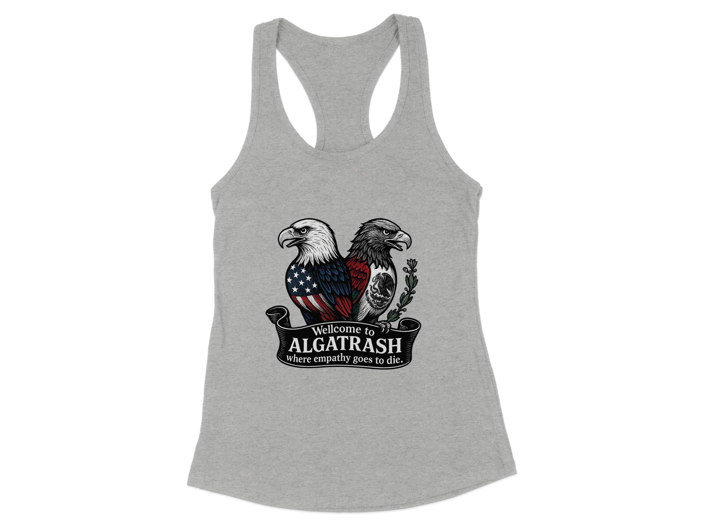Welcome to Algatrash Eagle Graphic Tank Top product type
