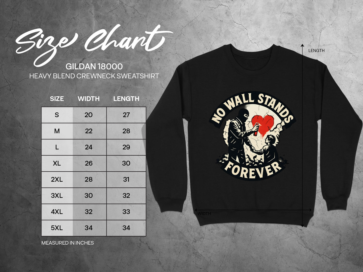 No Wall Stands Forever Graphic Sweatshirt product type