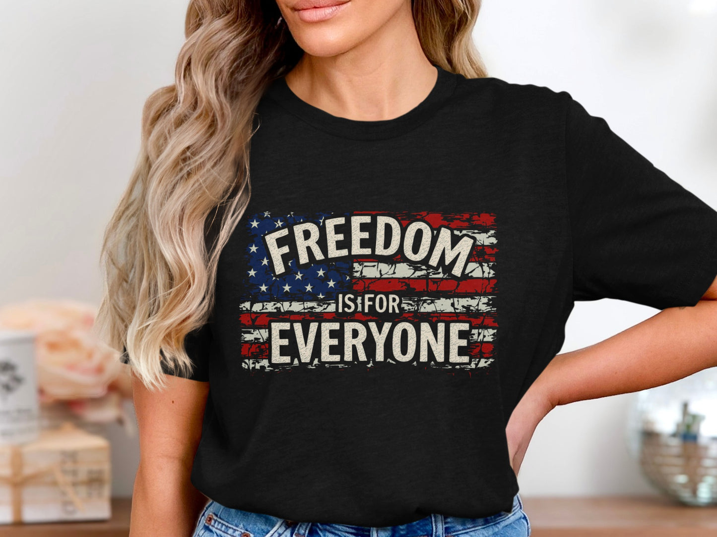 Freedom is for Everyone USA Patriotic Shirt