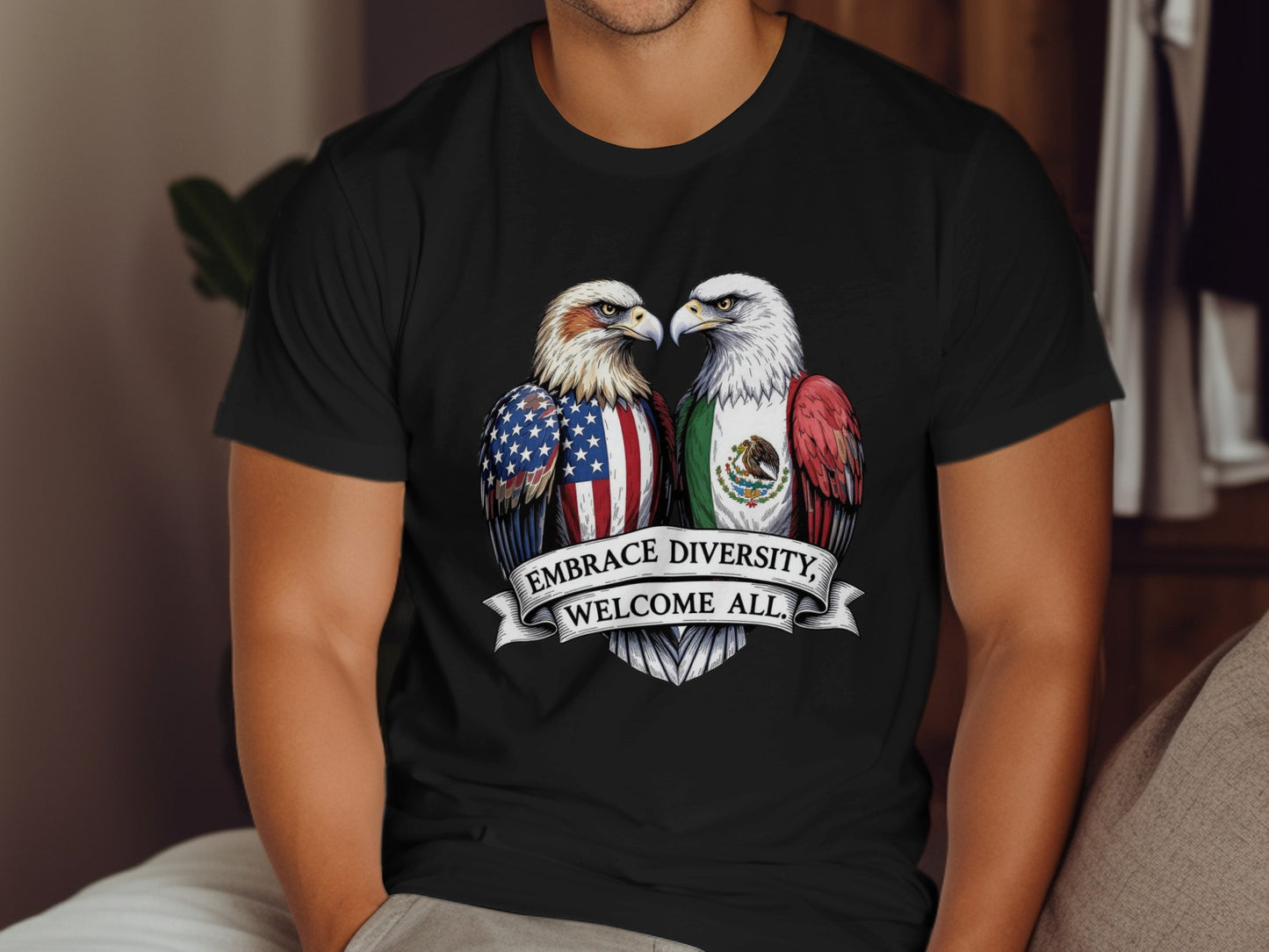 Embrace Diversity Welcome All Graphic T-Shirt product