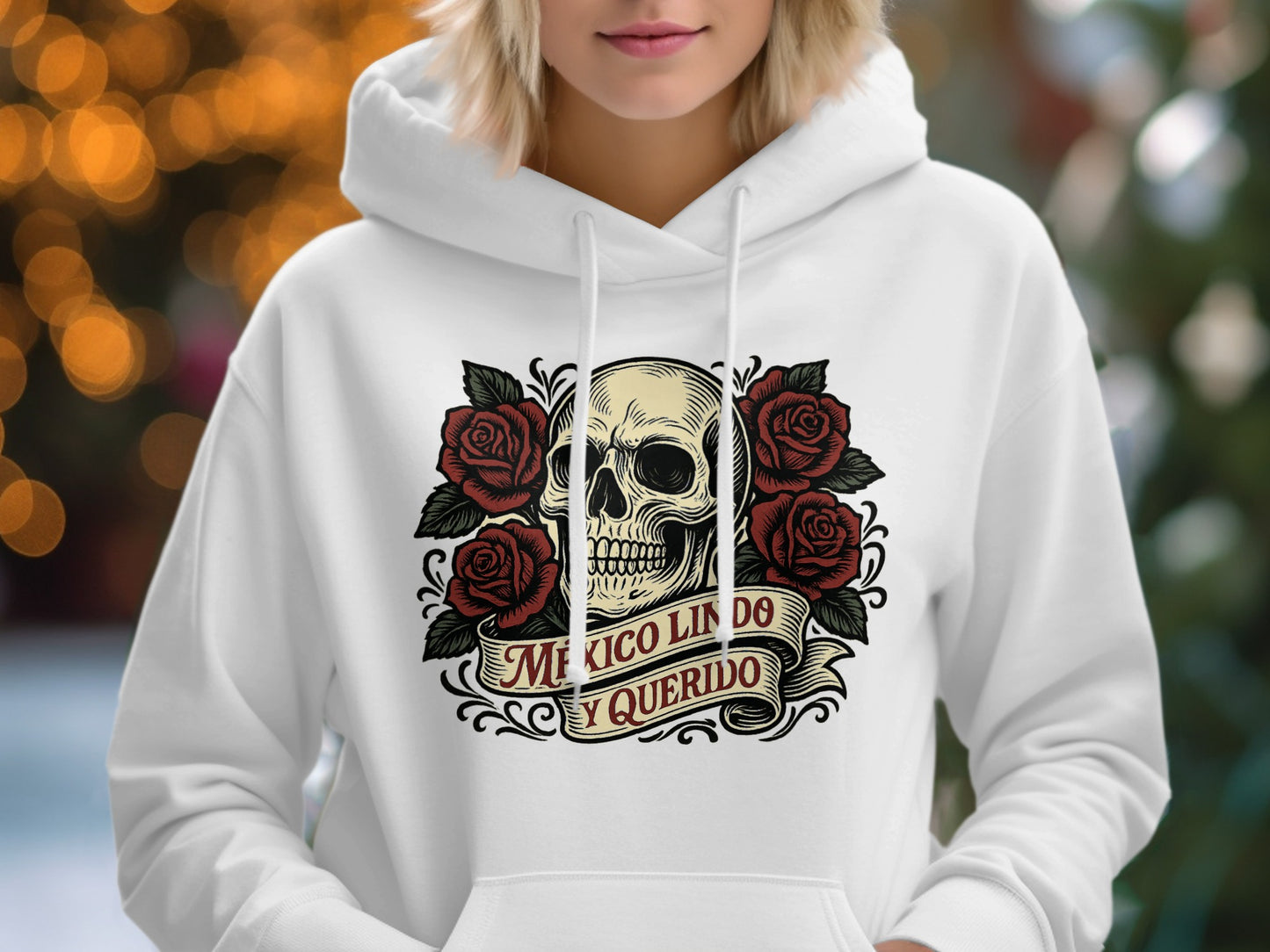 Mexico Lindo y Querido Skull Hoodie product