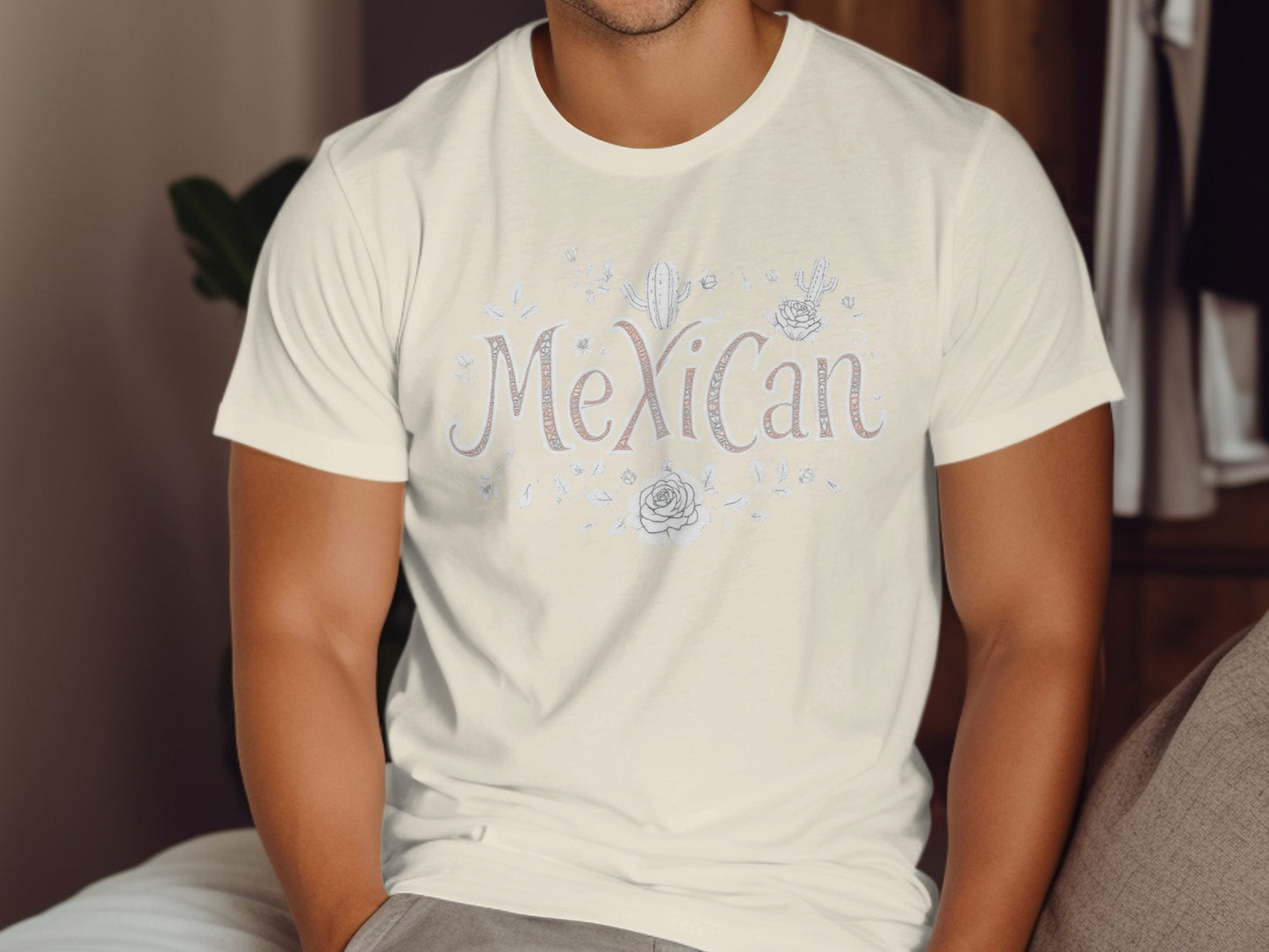 Mexican Floral Design Comfort Fit T-shirt product type